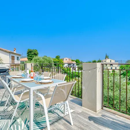 Maison Nicoise Vue Degagee Avec Jacuzzi Privatif Вилла Ницца
