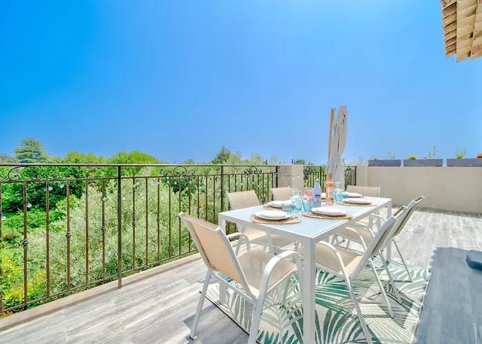 Maison Nicoise Vue Degagee Avec Jacuzzi Privatif 니스